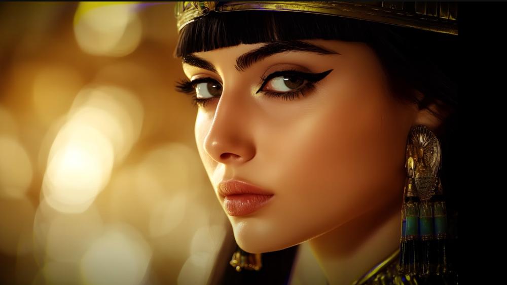 Mystical Egyptian Elegance wallpaper