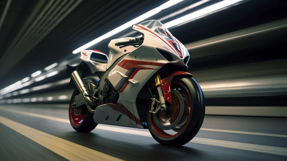 High-Speed Motorcycle Innovation in 5K wallpaper