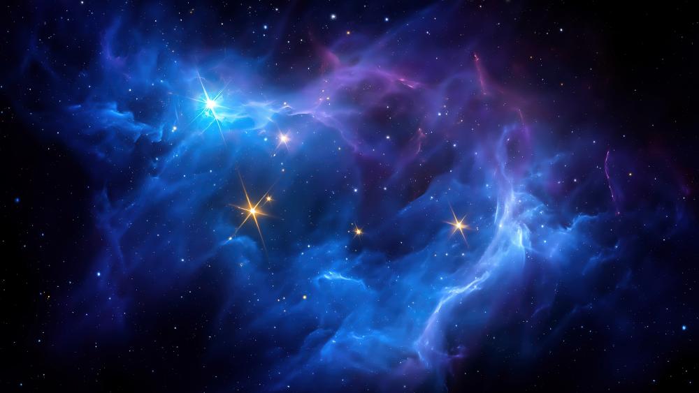Blue Star Farm wallpaper