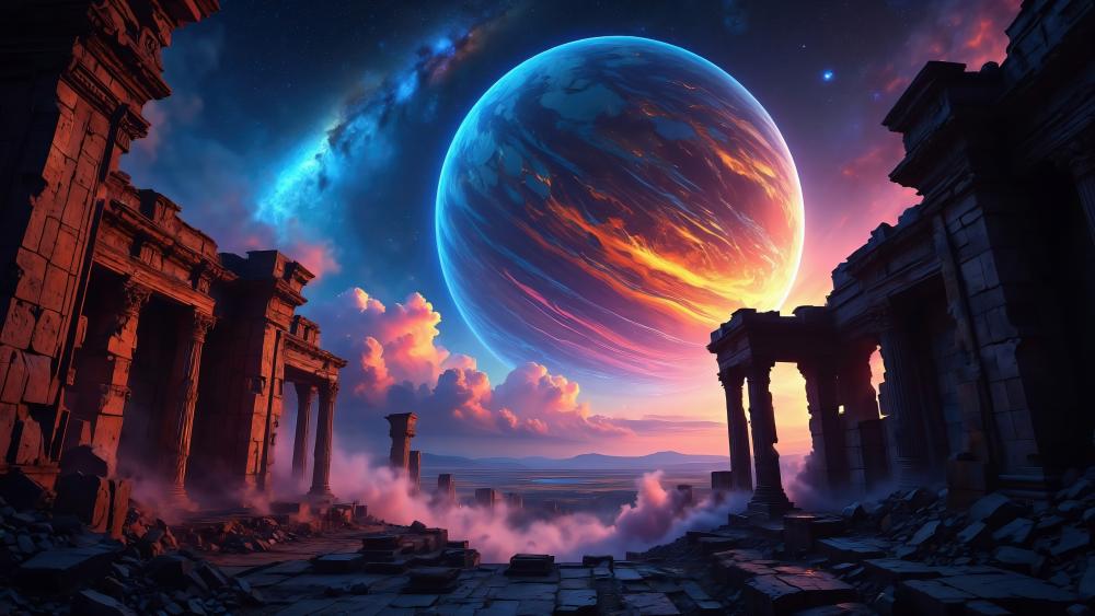 Cosmic Destruction wallpaper