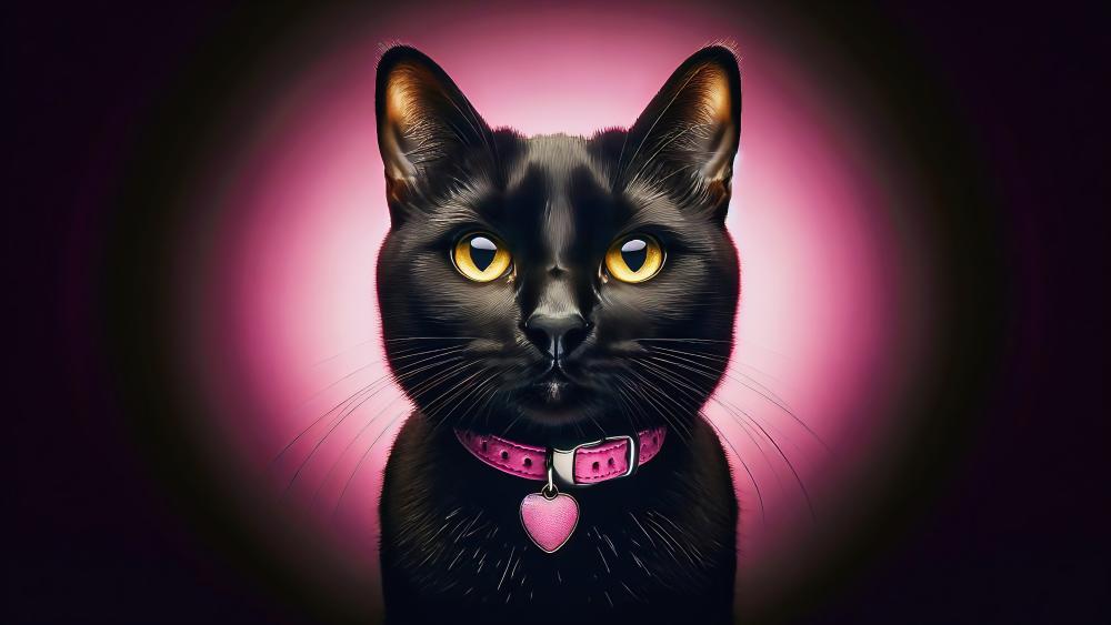 Stately Cat wallpaper