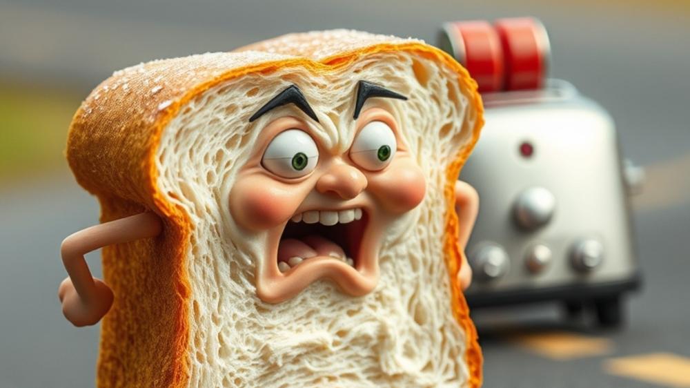 Angry Toast: Bread with Attitude! wallpaper