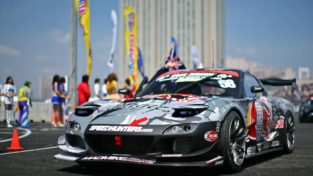 Racing Excellence on the Street Circuit wallpaper