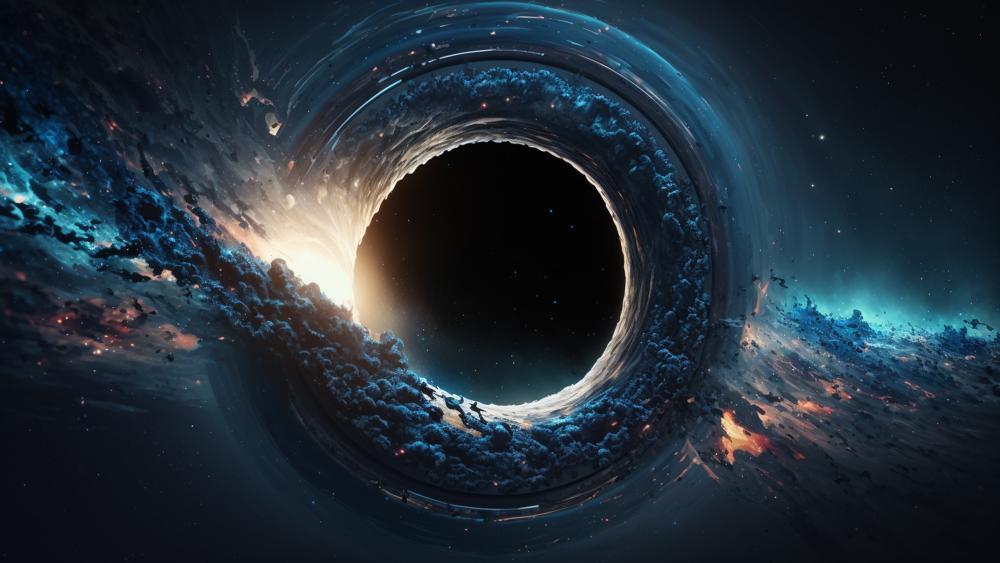 Black Hole Gateway to the Cosmos wallpaper