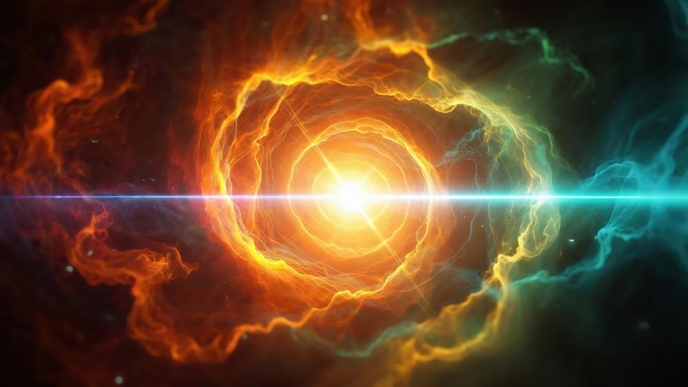 Nebula Radiance: Cosmic Energy Unleashed wallpaper