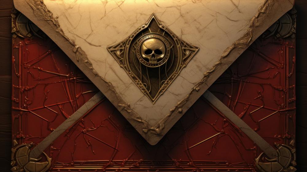 Mystical Emblem: The Enchanted Envelope wallpaper