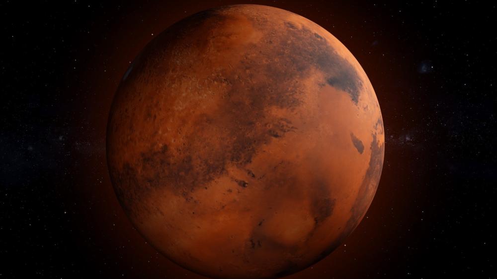 Mars in Cosmic Glory wallpaper