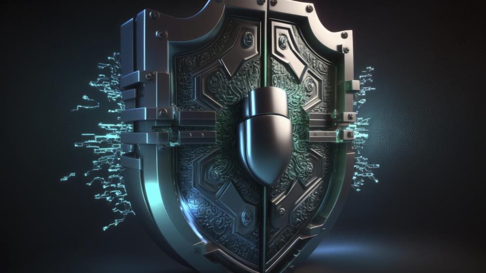 Shield of Cyber Realms wallpaper