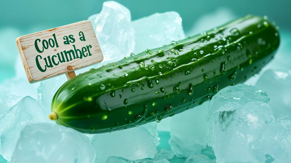 Cool as a cucumber wallpaper