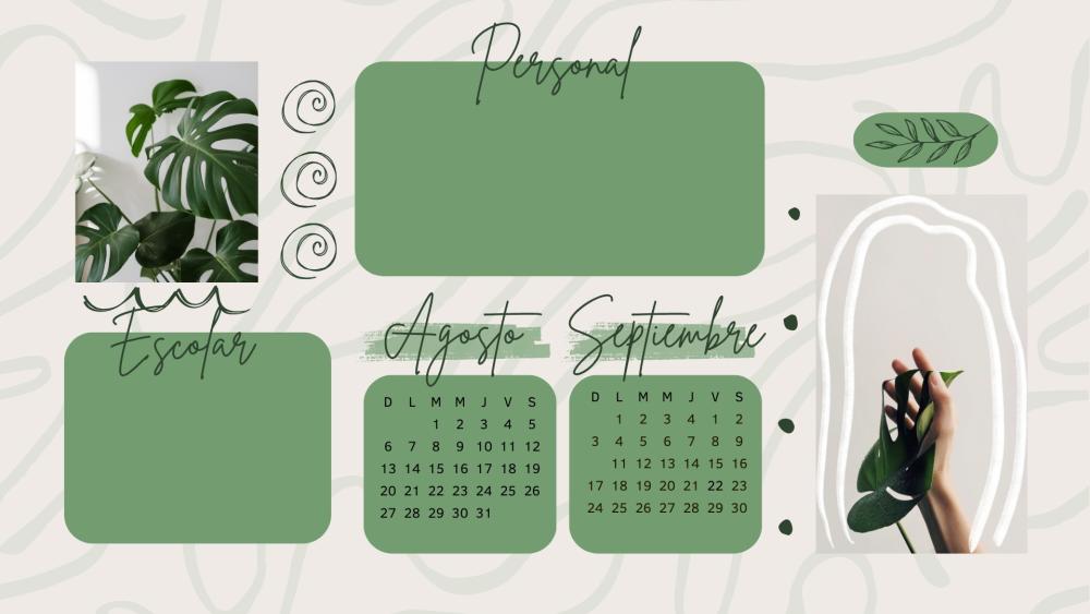 Trendy Abstract Calendar Wallpaper Design wallpaper