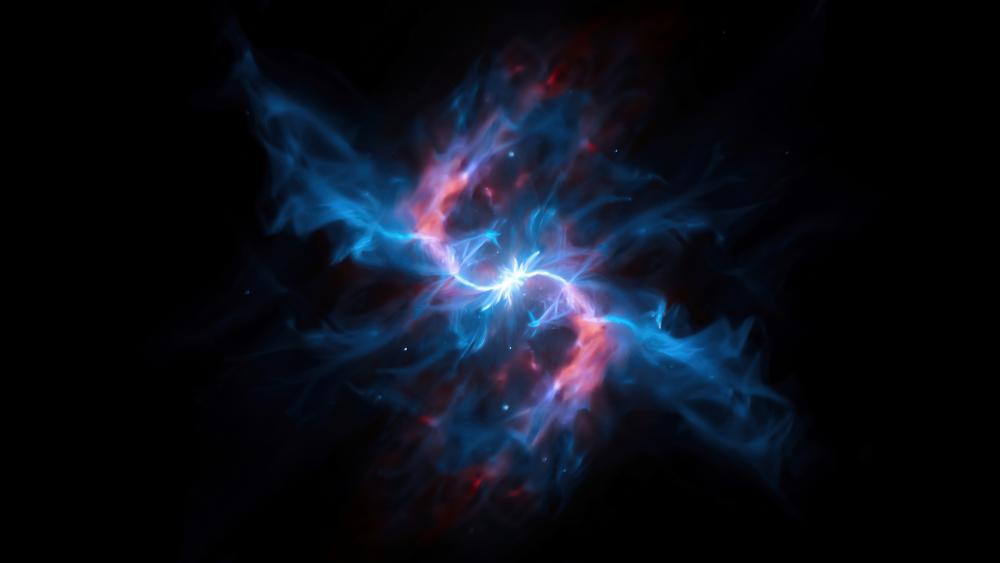 Cosmic Nebula Dance in 5K Splendor wallpaper