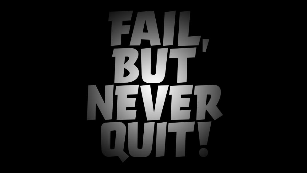 Failing is a Step Forward to Success wallpaper