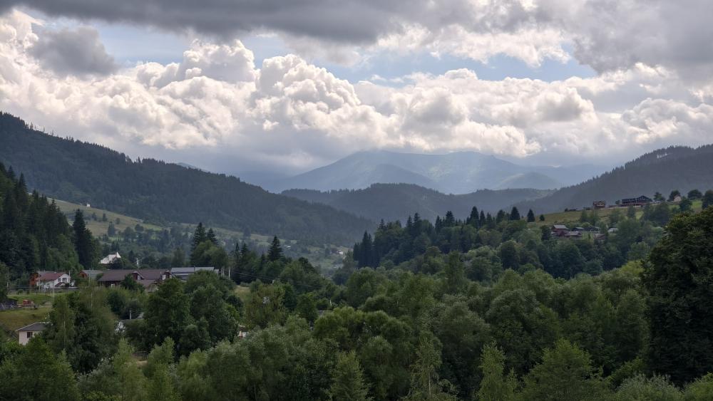 Ukrainian Carpathians wallpaper