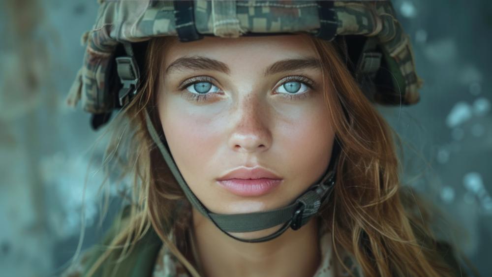 Military Brilliance AI-Crafted Soldier wallpaper