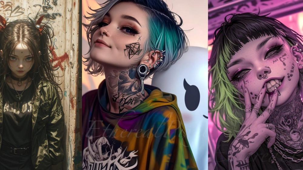 Gothic Anime Vibes Unleashed wallpaper