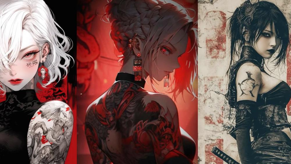 Gothic Anime Rebellion Collage wallpaper