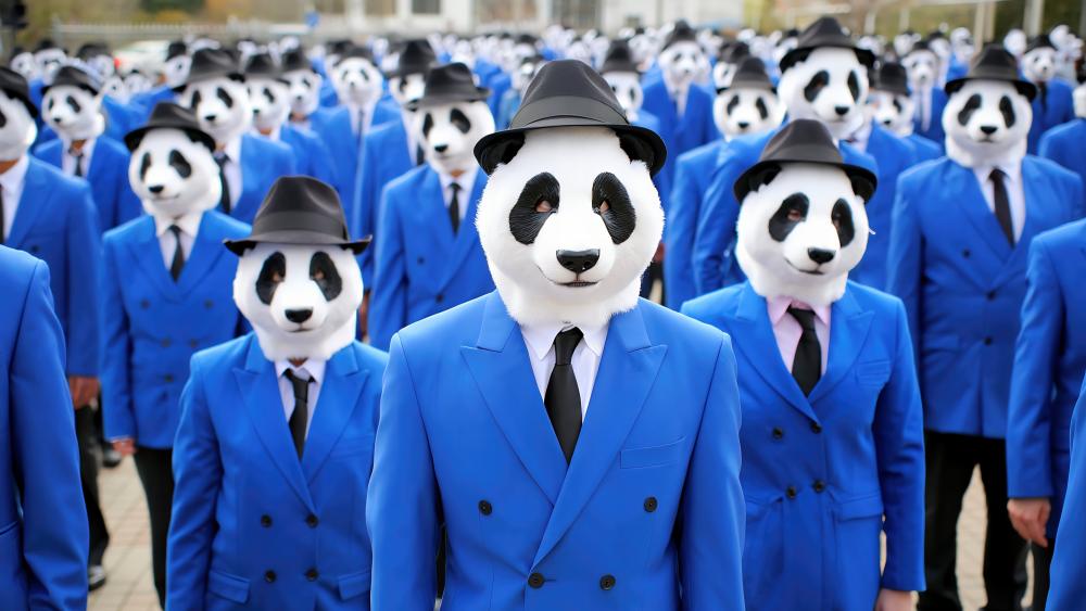 Panda March wallpaper