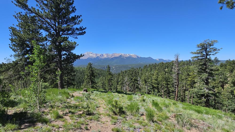 Mountain view from Colorado mountain wallpaper