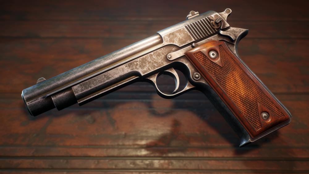 Handgun Masterpiece AI Art in 5K Detail wallpaper