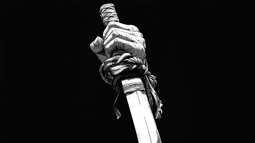 Monochrome Sword Mastery wallpaper