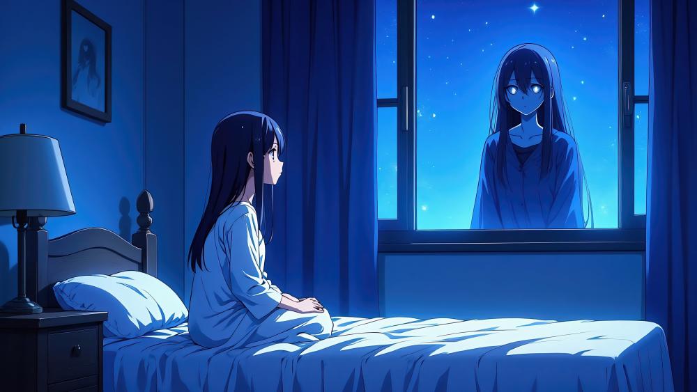 The Girl In The Window wallpaper