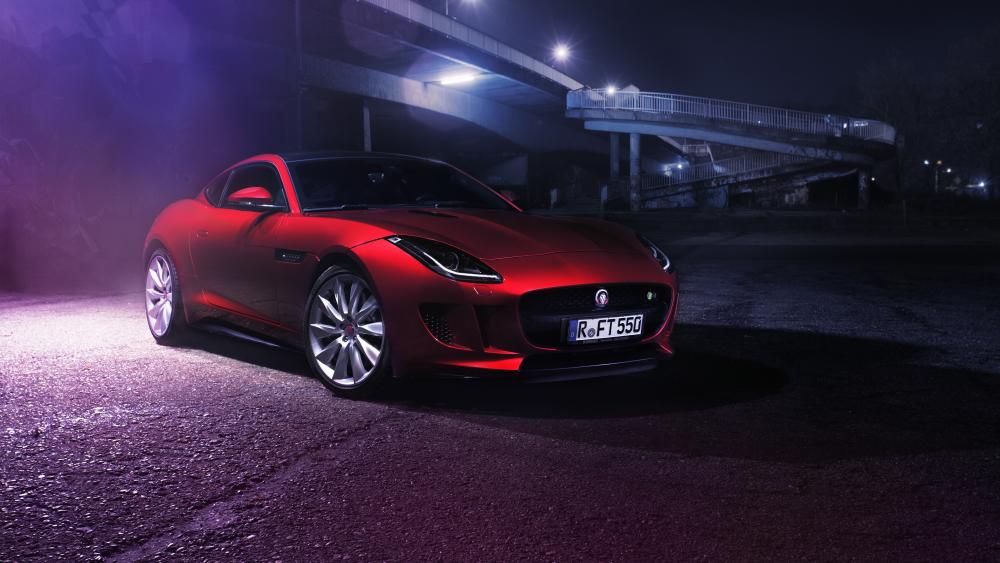Jaguar F-Type Elegance in 4K Splendor wallpaper