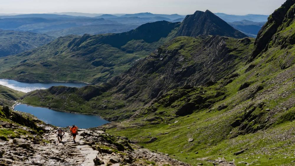 Mountain Trails and Serene Peaks Adventure wallpaper