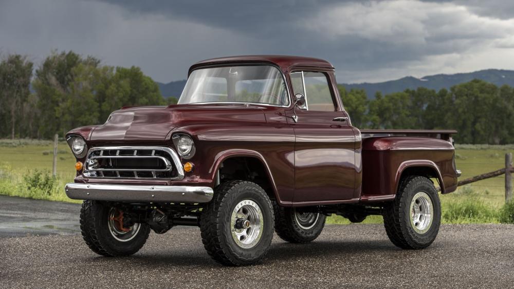 Vintage Charm on Four Wheels wallpaper