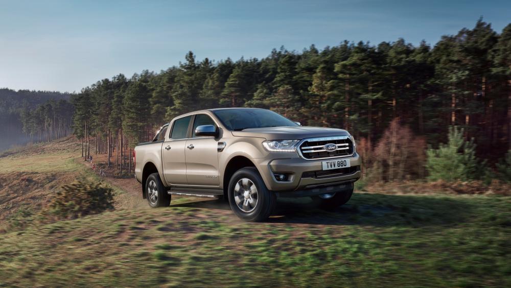 Ford Ranger Conquering the Wilderness Scene wallpaper