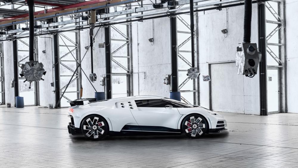 Bugatti Centodieci in Modern Elegance wallpaper
