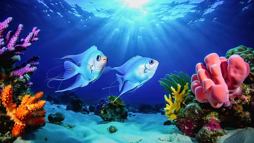 Angel Fish wallpaper