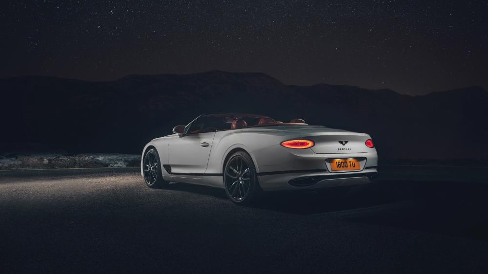 Starry Night Elegance Bentley Cabriolet wallpaper