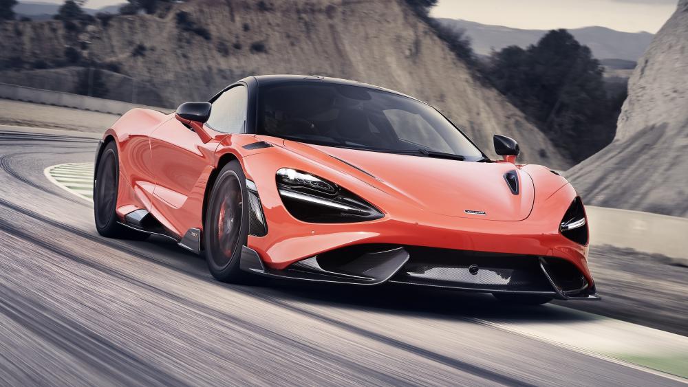 McLaren Excellence The 765LT in Motion wallpaper