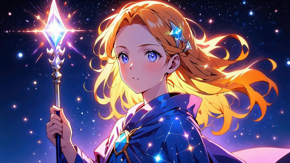Beautiful Sorceress wallpaper