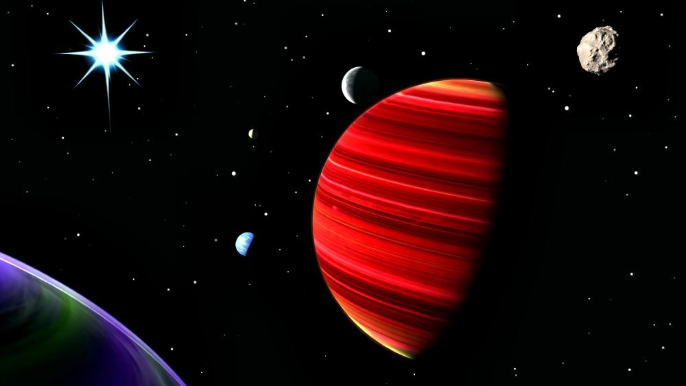 Colorful Space wallpaper