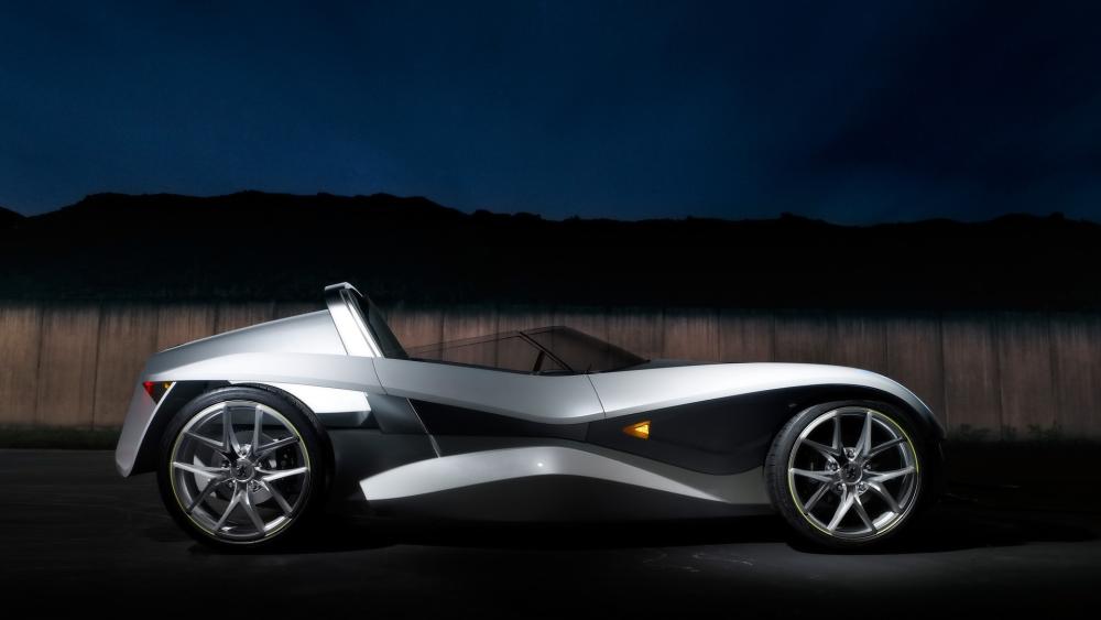 Futuristic Elegance Sleek Peugeot Concept Car wallpaper