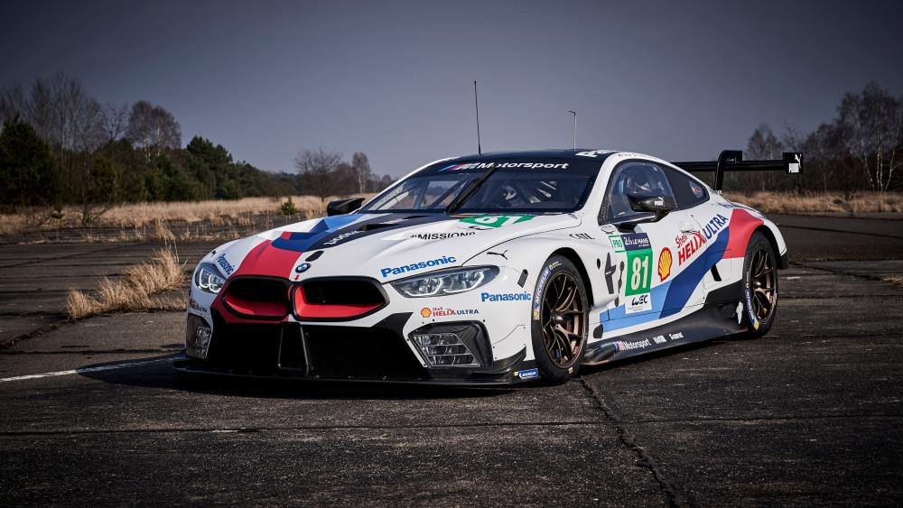 BMW M8 GTE Racing Beauty in 4K Quality wallpaper