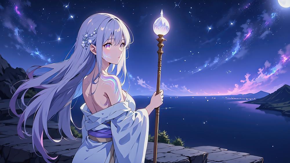 Lavender Princess wallpaper