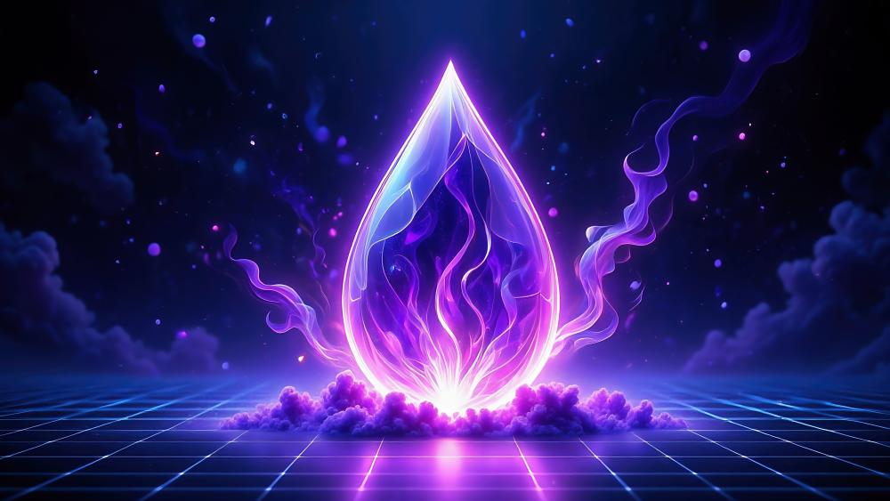 Space Candle wallpaper
