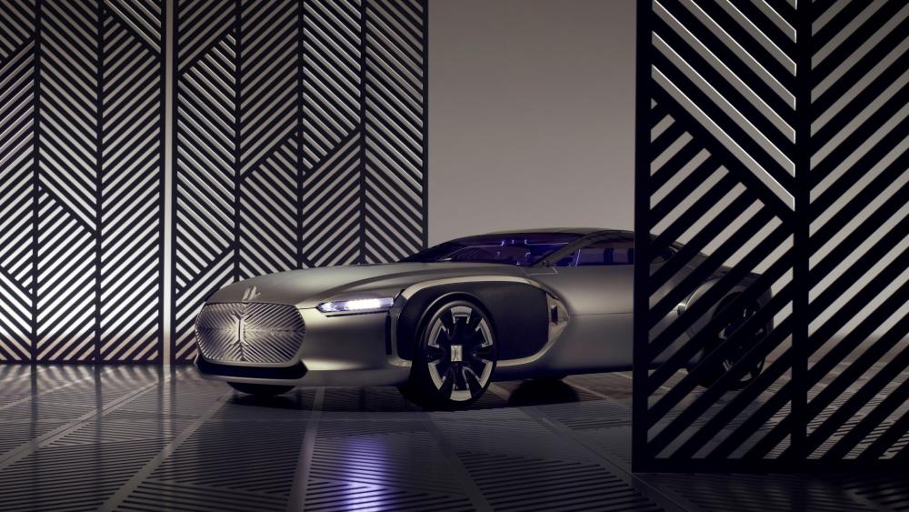 Renault Coupé Corbusier Concept in Sleek Design Profile wallpaper