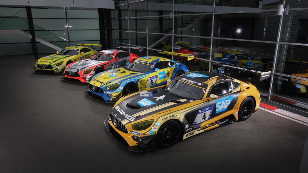 Mercedes Racing Power Unleashed wallpaper
