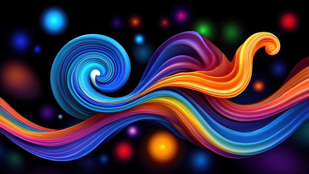 Cosmic Octopus wallpaper