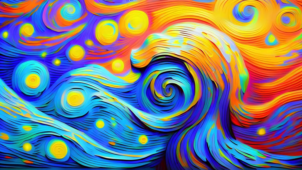 Bubble Storm wallpaper