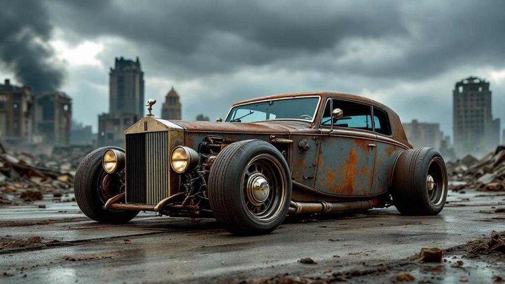 Rustic Elegance in a Post-Apocalyptic World wallpaper