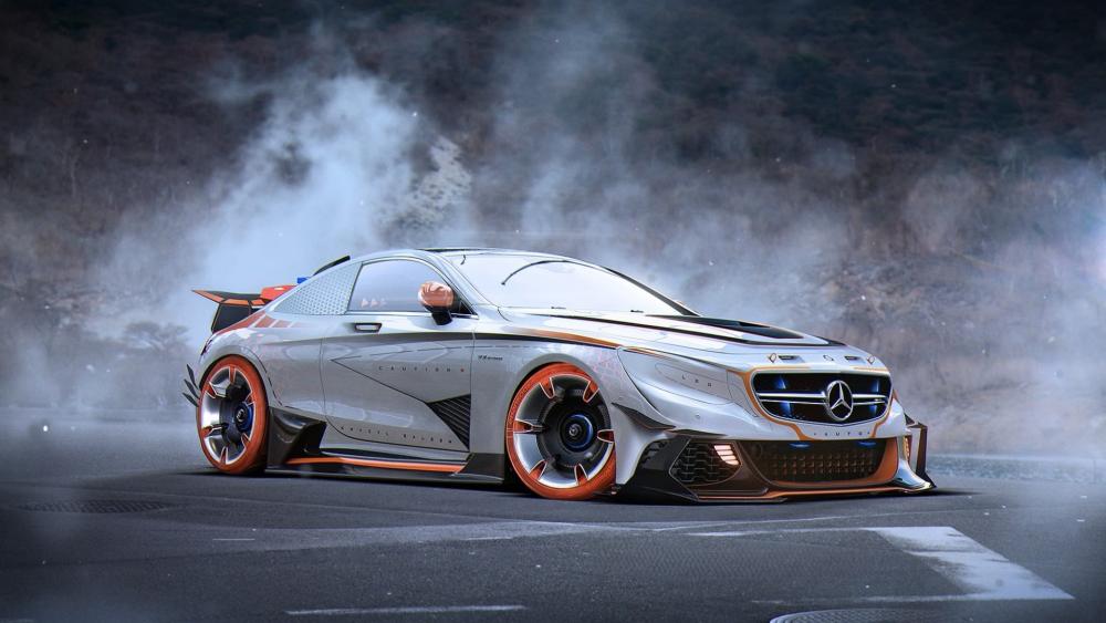 Futuristic Mercedes-Benz S63 AMG Wallpaper wallpaper