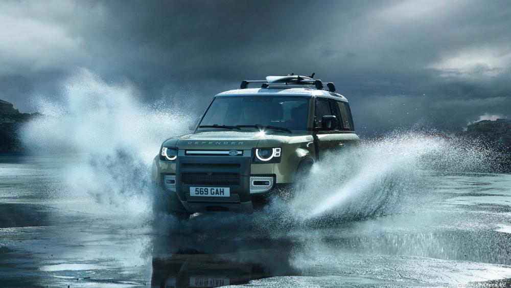 Land Rover Defender Conquers the Elements wallpaper