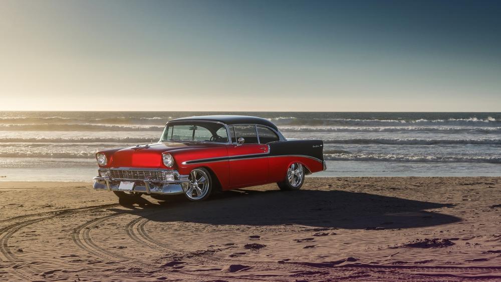 Vintage Elegance by the Sea wallpaper