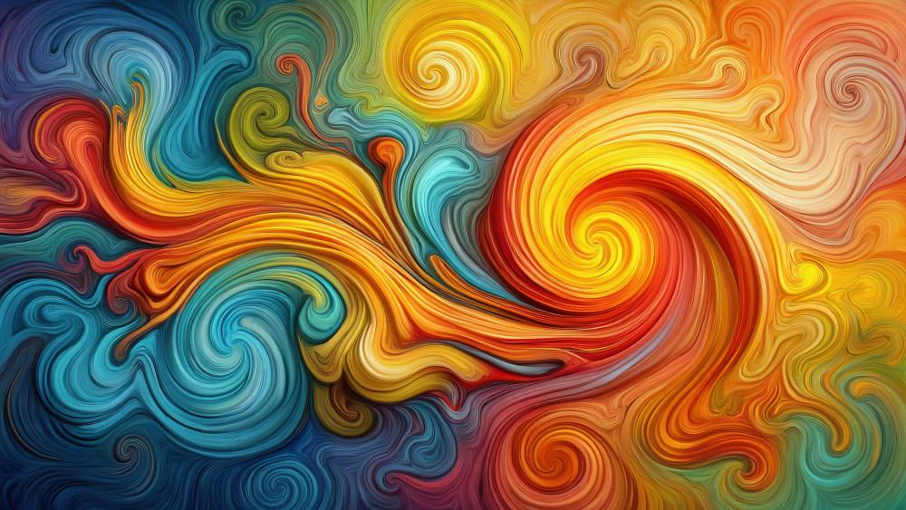 Colorful Storm wallpaper