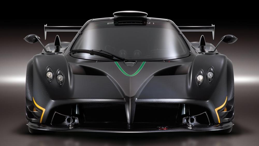 Pagani Zonda R Front View Elegance wallpaper