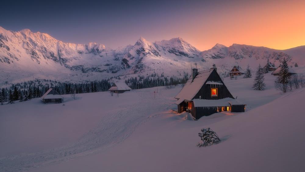 Winter Wonderland Vibes in the Tatra Mountains wallpaper